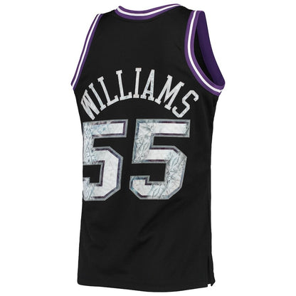 Men's Sacramento Kings Jason Williams Black Jersey