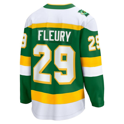 Men's Minnesota Wild Marc-Andre Fleury Green Alternate Jersey