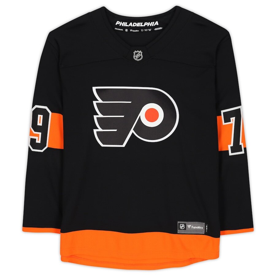 Men's Philadelphia Flyers Carter Hart Black Jersey