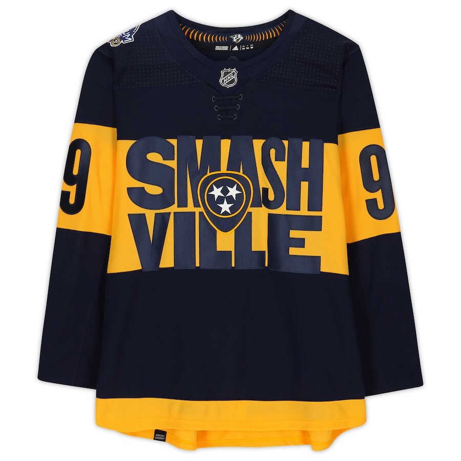 Men's Nashville Predators Filip Forsberg Navy Jersey