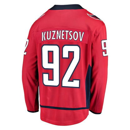 Men's Washington Capitals Evgeny Kuznetsov Red Jersey