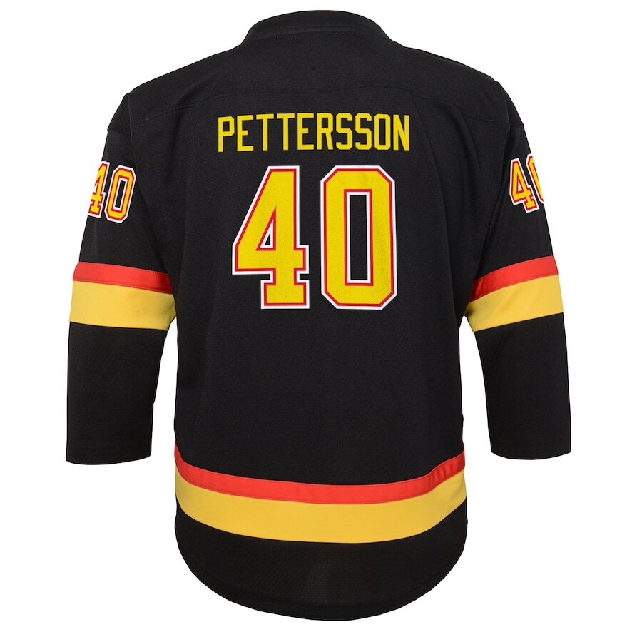 Men's Vancouver Canucks Elias Pettersson Black Jersey