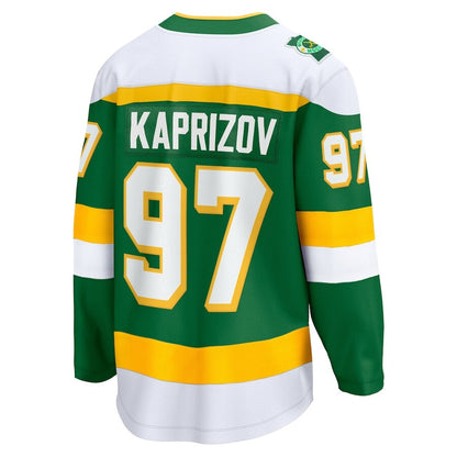 Men's Minnesota Wild Kirill Kaprizov Green Alternate Jersey