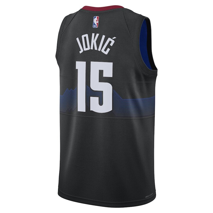 Men's Denver Nuggets Nikola Jokic Black Jersey