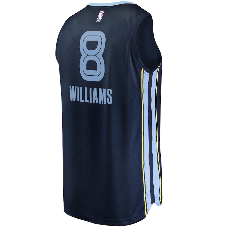 Men's Memphis Grizzlies Ziaire Williams Navy Jersey