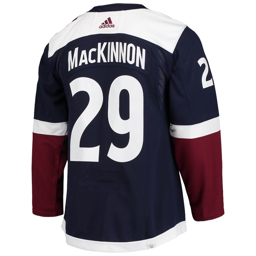 Men's Colorado Avalanche Nathan MacKinnon Navy Alternate Jersey