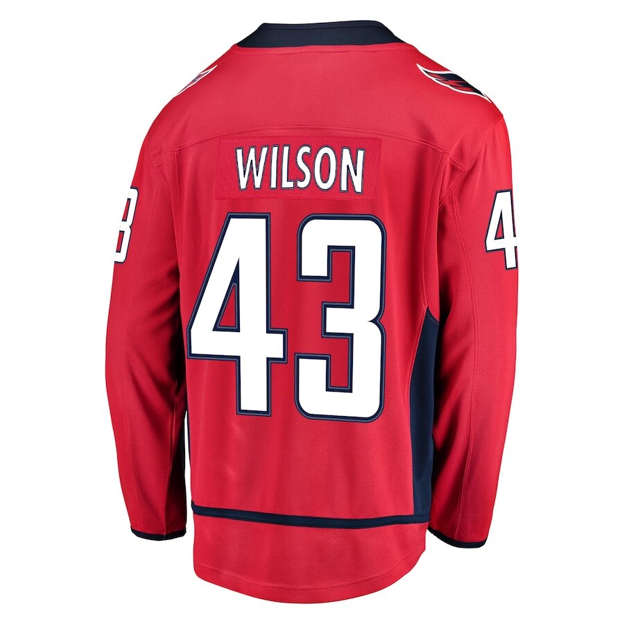 Men's Washington Capitals Tom Wilson Red Jersey