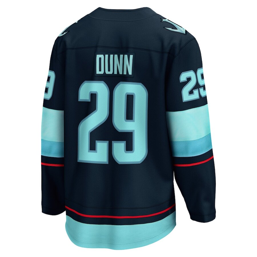 Men's Seattle Kraken Vince Dunn Blue Jersey