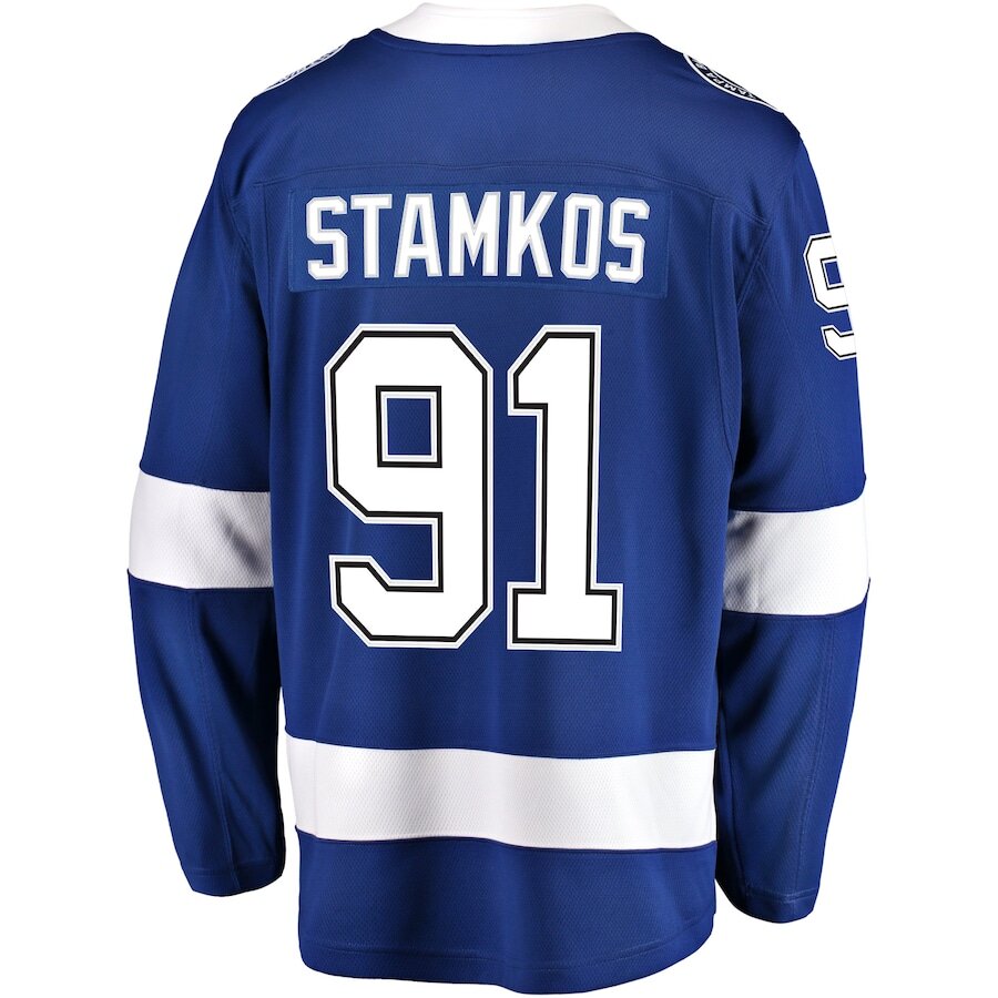 Men's Tampa Bay Lightning Steven Stamkos Blue Jersey