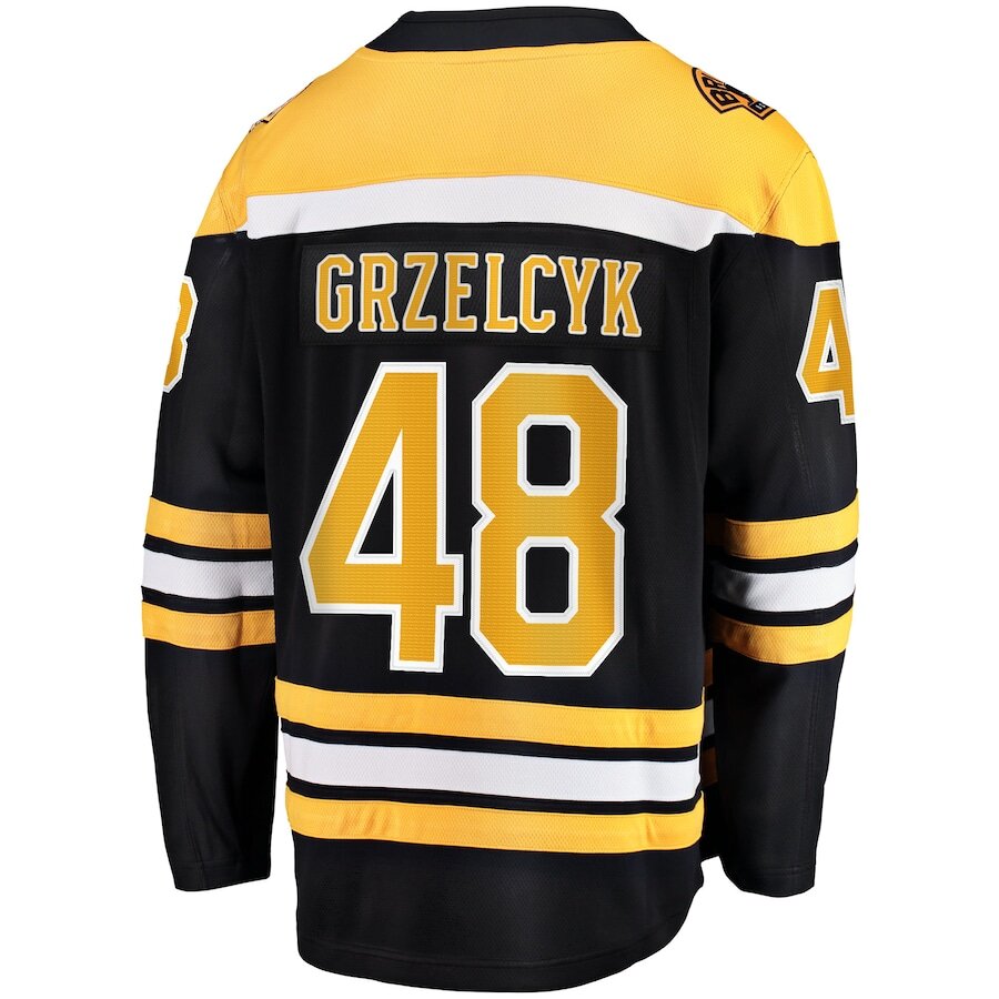 Men's Boston Bruins Matt Grzelcyk Black Jersey