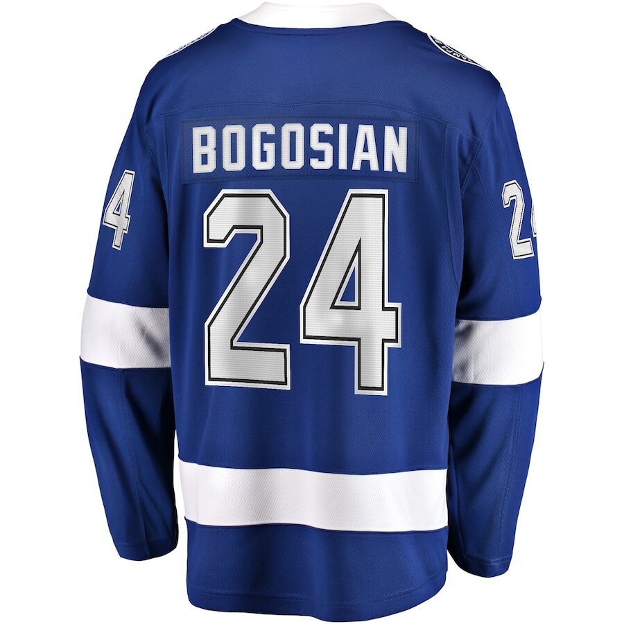 Men's Tampa Bay Lightning Zach Bogosian Blue Jersey