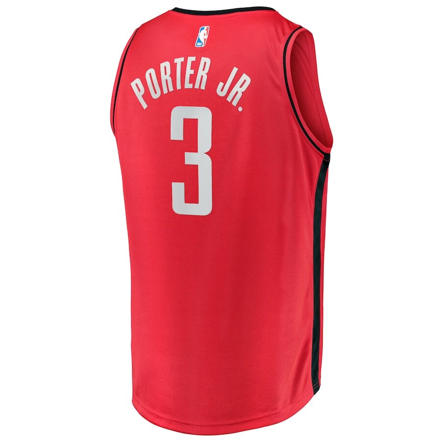 Men's Houston Rockets Kevin Porter Jr. Red Jersey