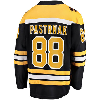 Men's Boston Bruins David Pastrnak Black Alternate Jersey