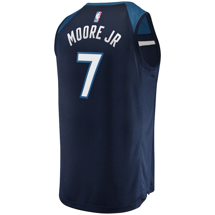 Men's Minnesota Timberwolves Wendell Moore Jr. Navy Jersey