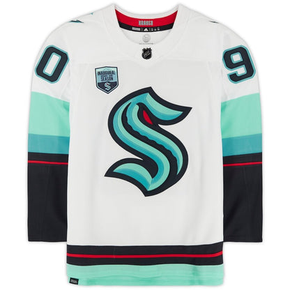 Men's Seattle Kraken Marcus Johansson White Jersey