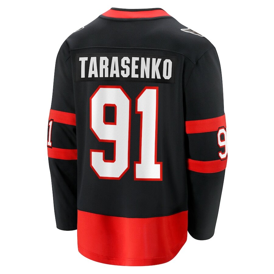 Men's Ottawa Senators Vladimir Tarasenko Black Jersey