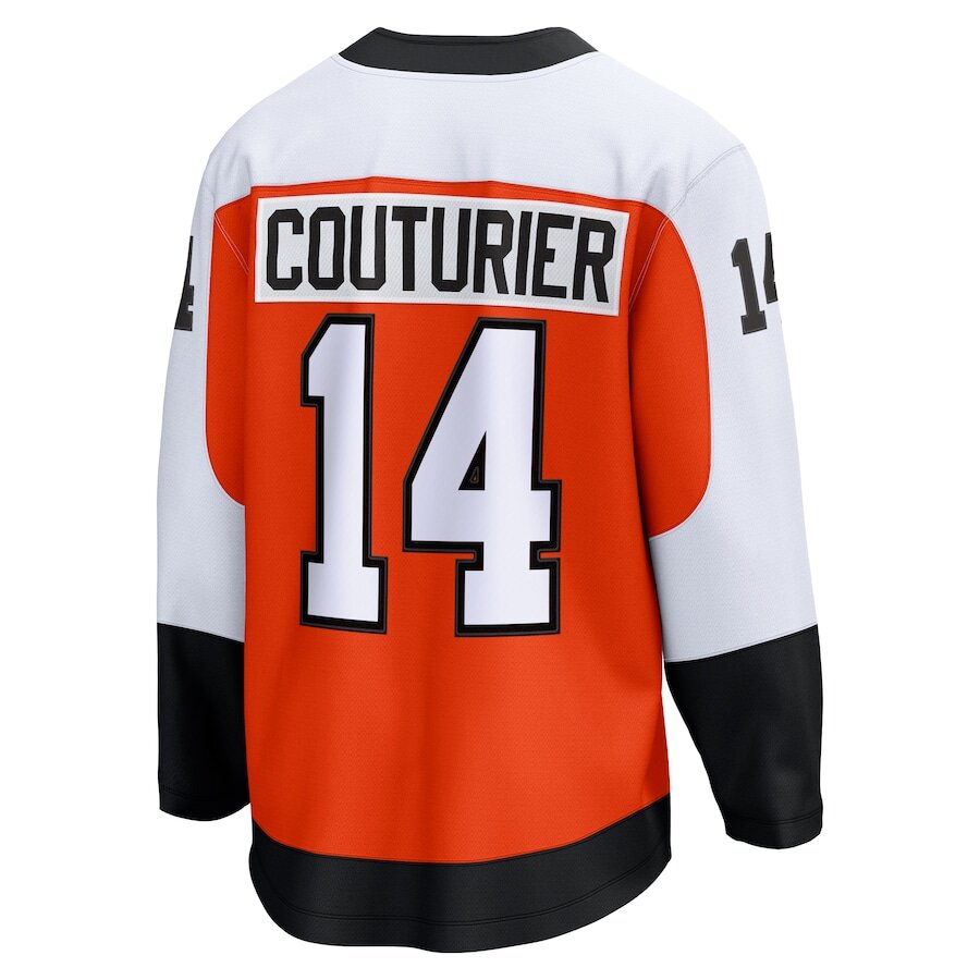 Men's Philadelphia Flyers Sean Couturier Orange Jersey