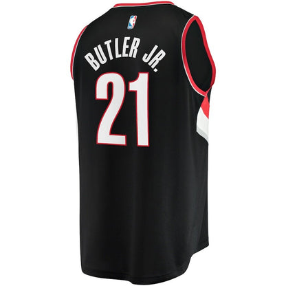 Men's Portland Trail Blazers John Butler Jr. Black Jersey