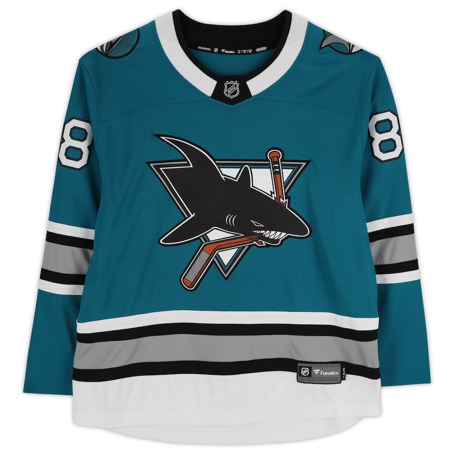 Men's San Jose Sharks Brent Burns Teal Jersey