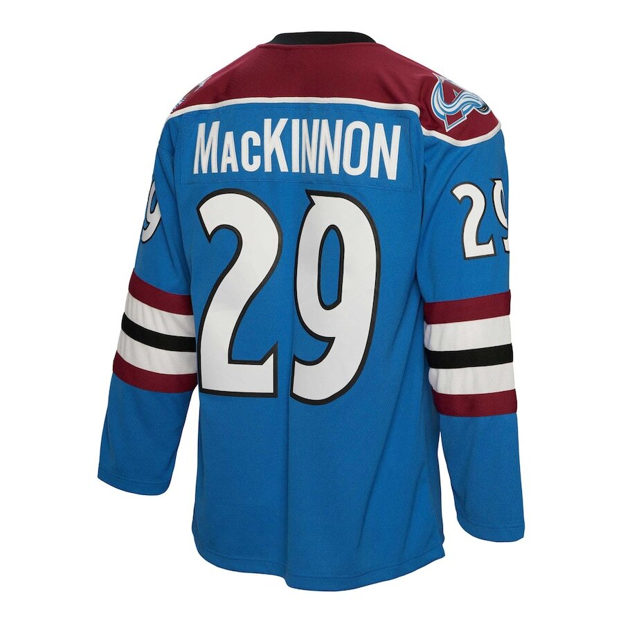 Men's Colorado Avalanche Nathan MacKinnon Blue Jersey