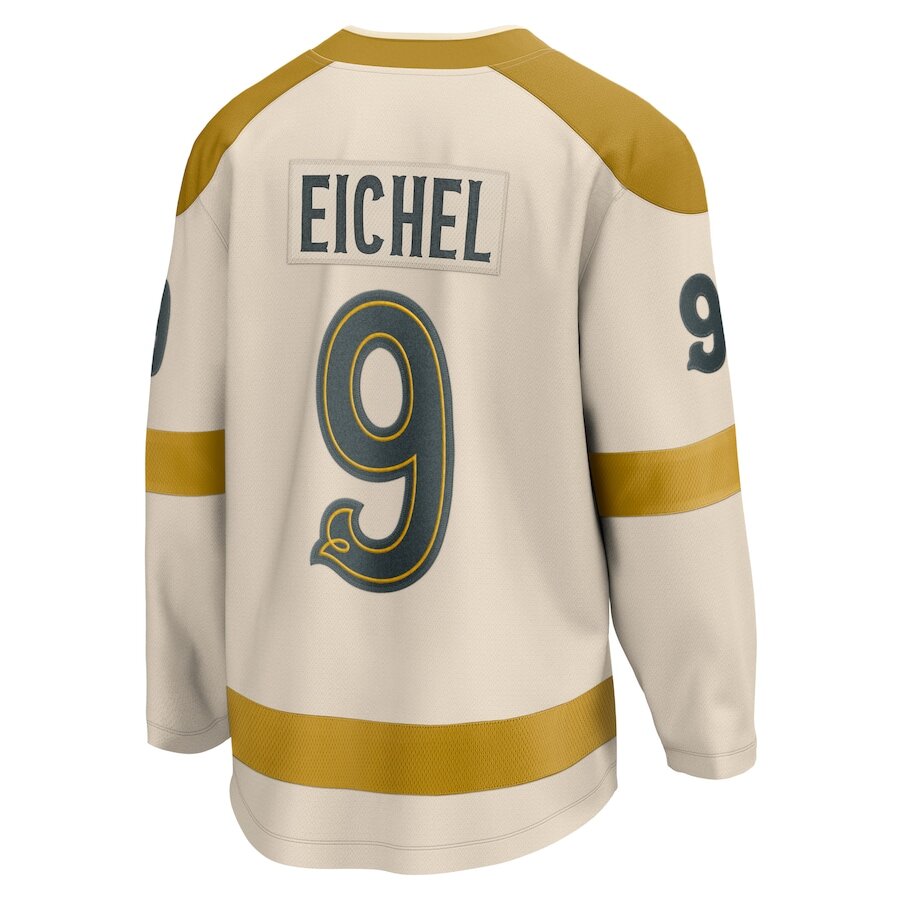 Men's Vegas Golden Knights Jack Eichel Cream Jersey