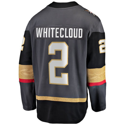 Men's Vegas Golden Knights Zach Whitecloud Gray Alternate Jersey