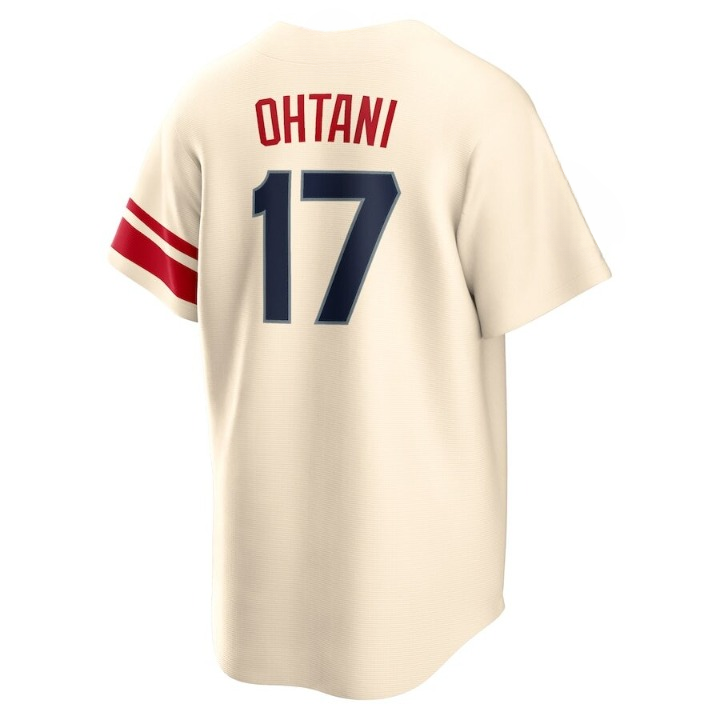 Men's Los Angeles Dodgers Shohei Ohtani Cream Jersey