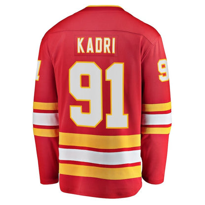 Men's Calgary Flames Nazem Kadri Red Jersey