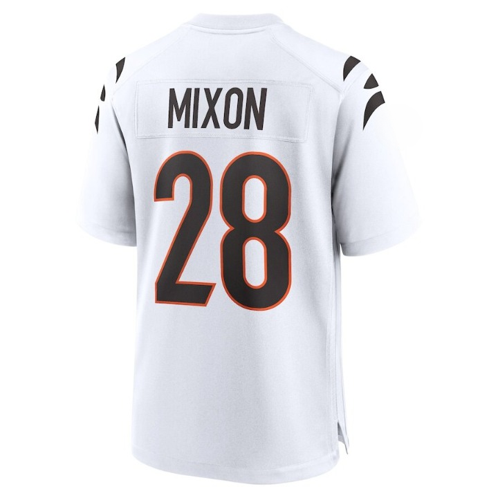 Men's Cincinnati Bengals Joe Mixon White Jersey