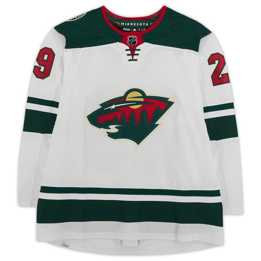 Men's Minnesota Wild Marc-Andre Fleury White Jersey