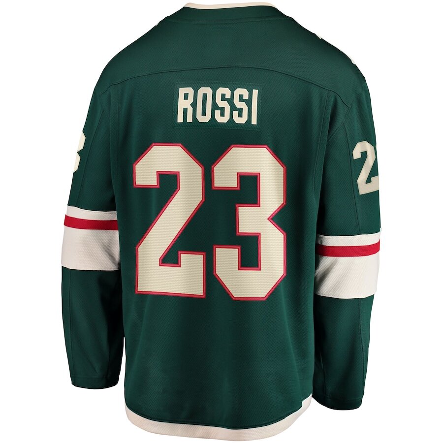 Men's Minnesota Wild Marco Rossi Green Jersey