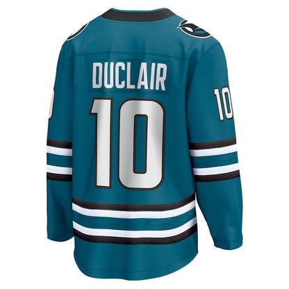 Men's San Jose Sharks Anthony Duclair Teal Jersey