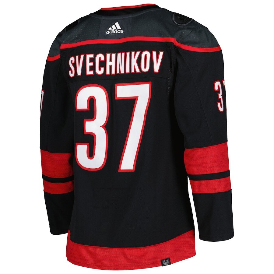 Men's Carolina Hurricanes Andrei Svechnikov Black Jersey