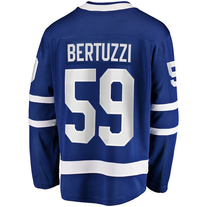 Men's Toronto Maple Leafs Tyler Bertuzzi Blue Jersey