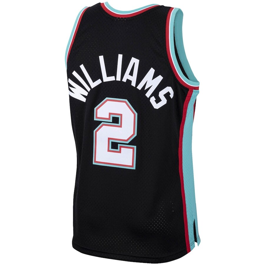 Men's Memphis Grizzlies Jason Williams Black Jersey