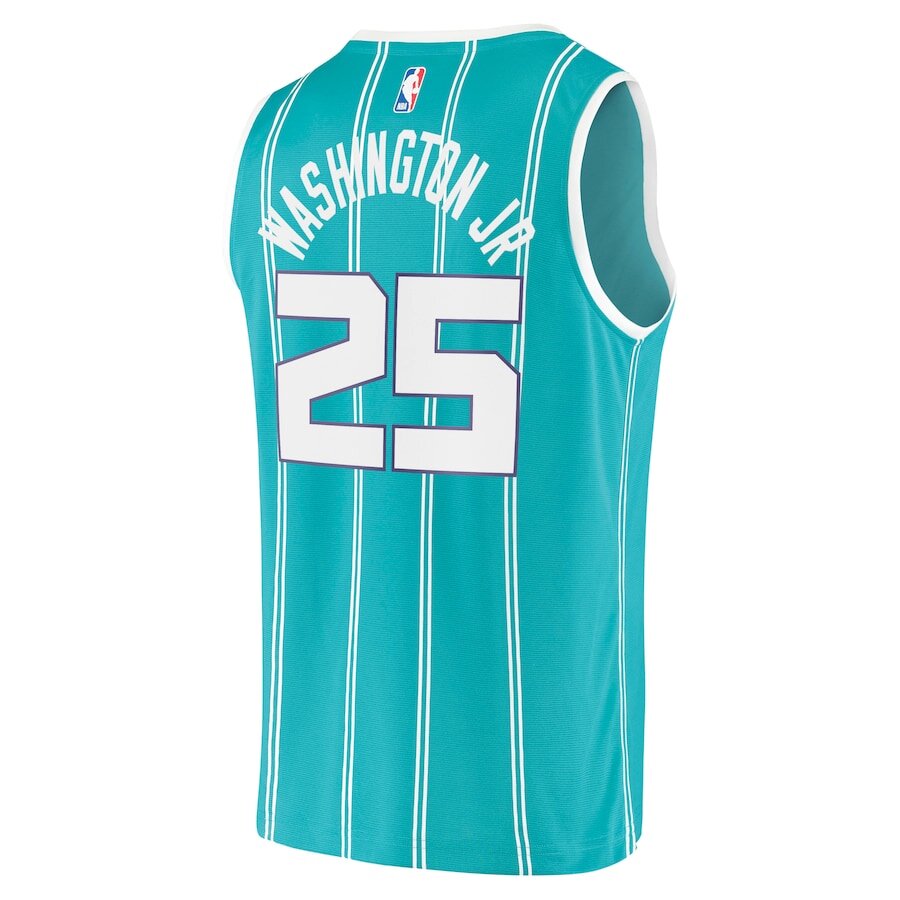 Men's Charlotte Hornets PJ Washington Jr. Teal Jersey