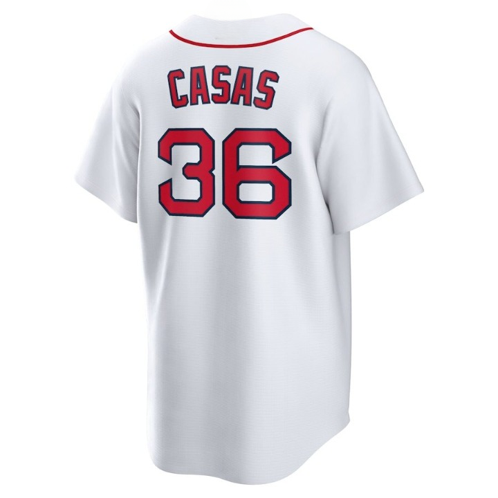 Men's Boston Red Sox Triston Casas White Jersey