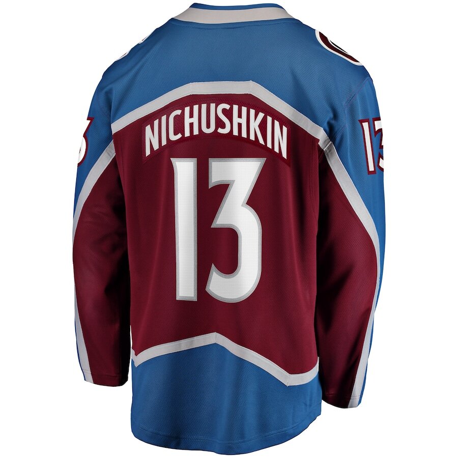 Men's Colorado Avalanche Valeri Nichushkin Burgundy Jersey