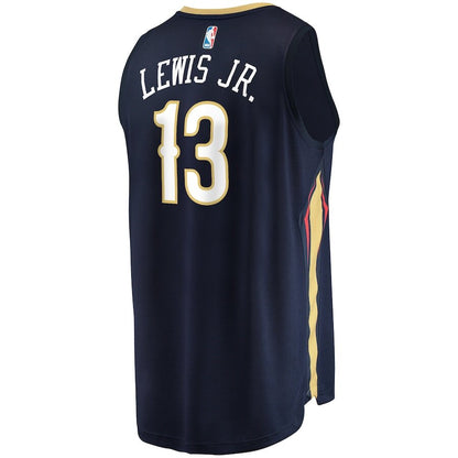 Men's New Orleans Pelicans Kira Lewis Jr. Navy Jersey