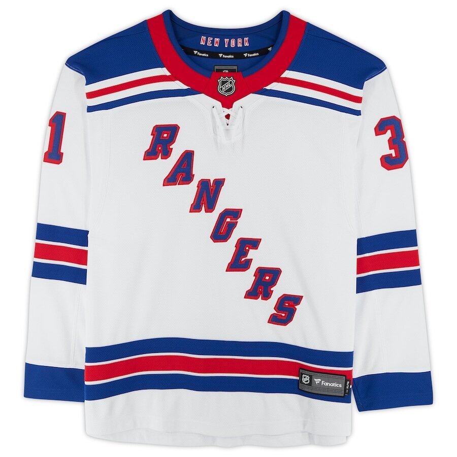 Men's New York Rangers Igor Shesterkin White Jersey