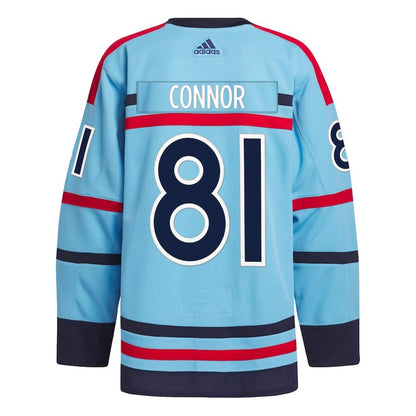 Men's Winnipeg Jets Kyle Connor Light Blue Jersey