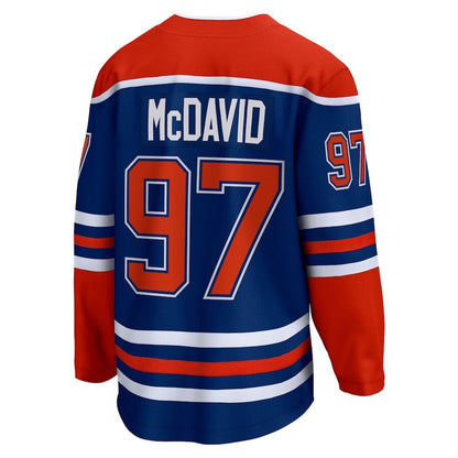 Men's Edmonton Oilers Connor McDavid Royal Jersey