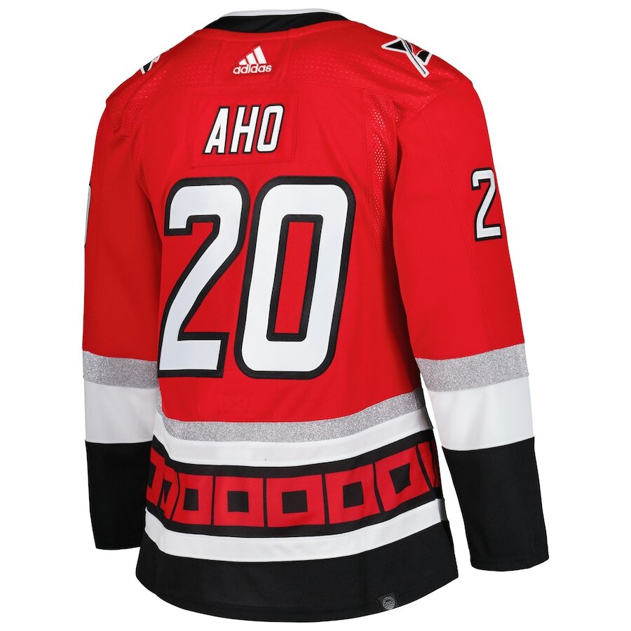 Men's Carolina Hurricanes Sebastian Aho Red Alternate Jersey