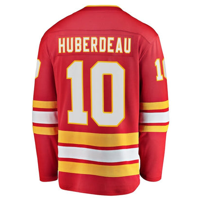 Men's Calgary Flames Jonathan Huberdeau Red Jersey