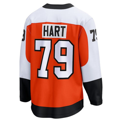 Men's Philadelphia Flyers Carter Hart Burnt Orange Jersey