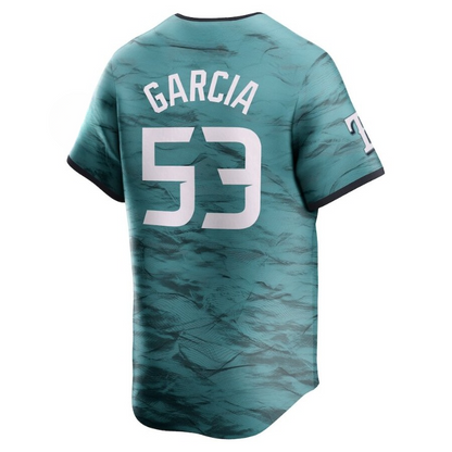 Men's Texas Rangers Adolis Garcia Nike Teal Jersey