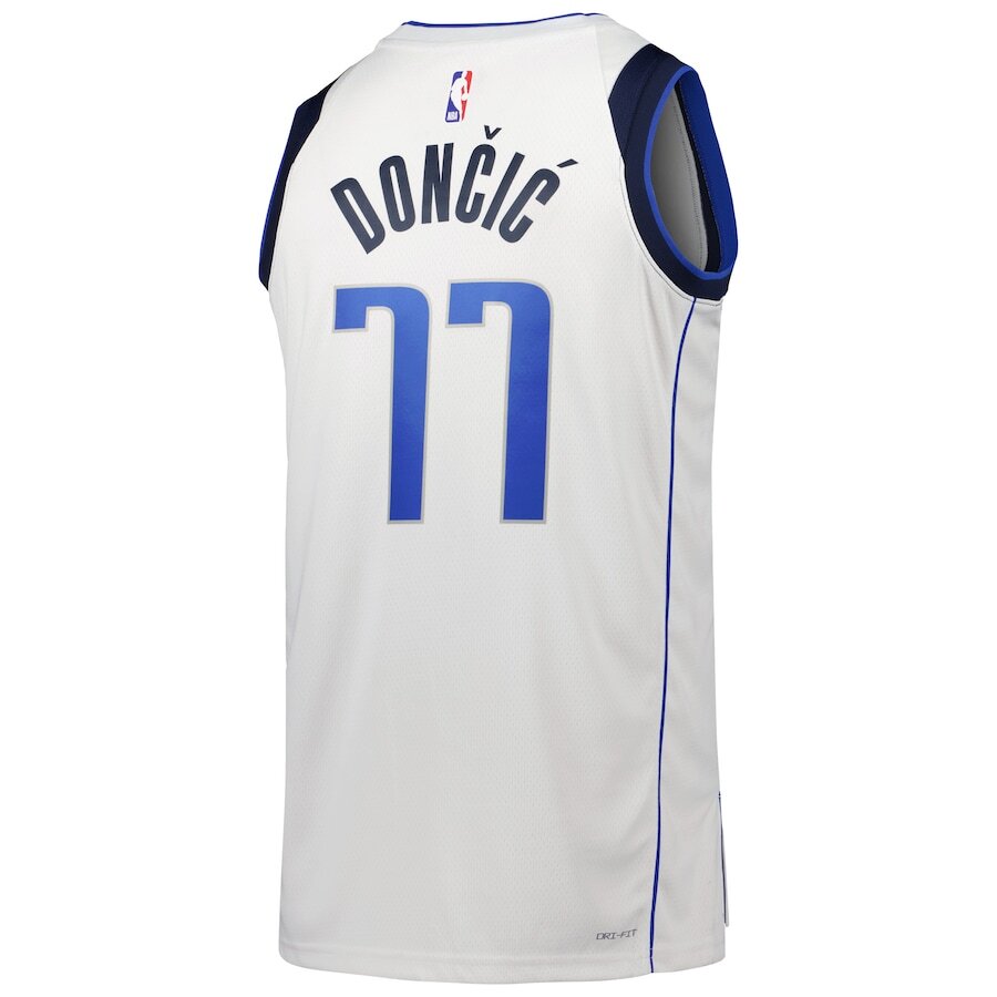 Men's Dallas Mavericks Luka Dončić White Jersey