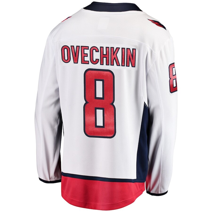 Men's Washington Capitals Alexander Ovechkin White Jersey