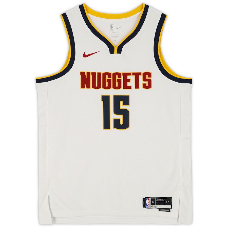 Men's Denver Nuggets Nikola Jokic White Jersey