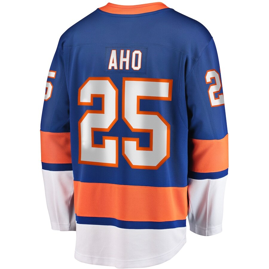 Men's New York Islanders Sebastian Aho Royal Jersey